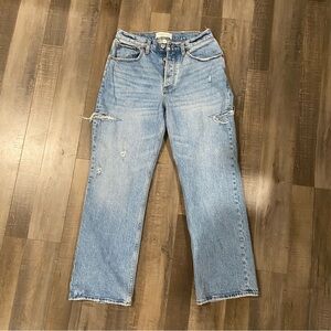 ABERCROMBIE 90s Baggy Low Rise Curve Love Denim Jeans | Size 27/4